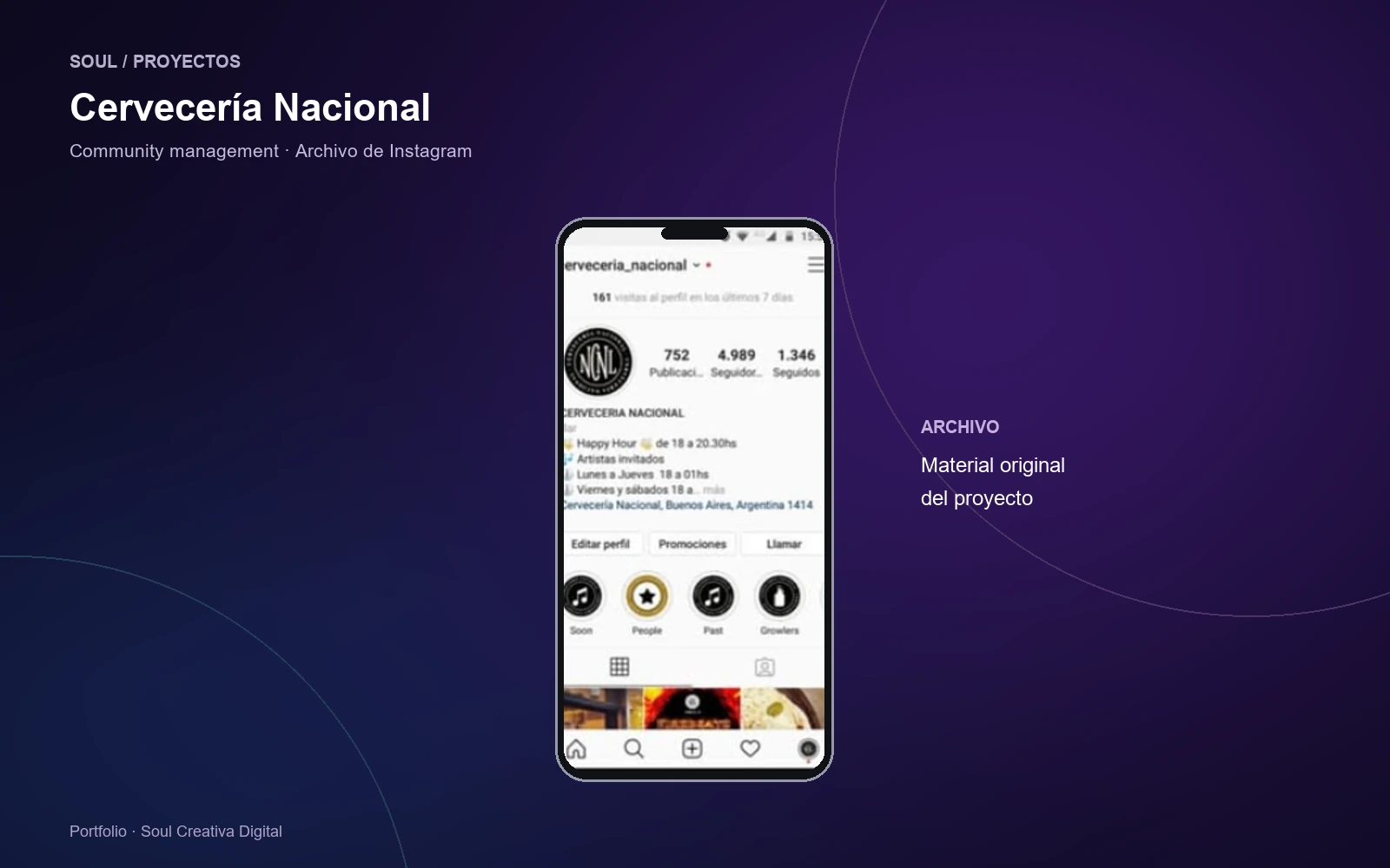 Cervecería Nacional: Instagram