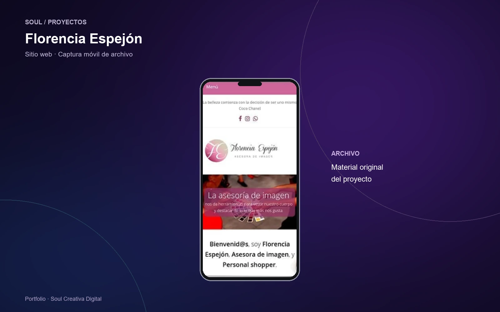 Florencia Espejón: web