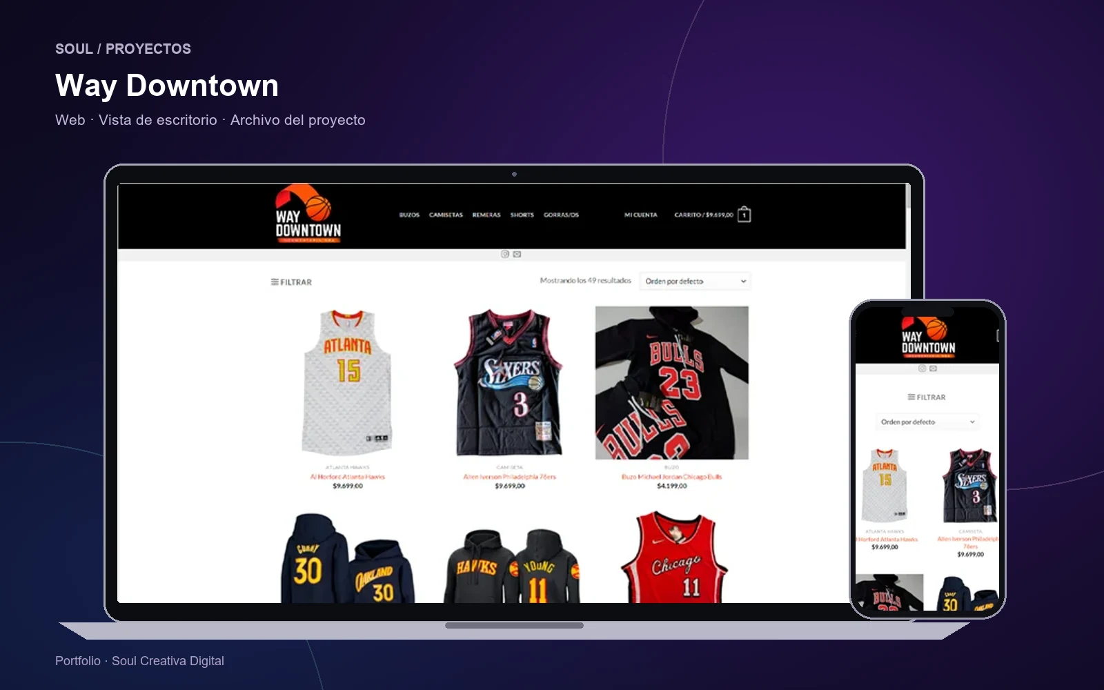 Way Downtown: presentación en notebook